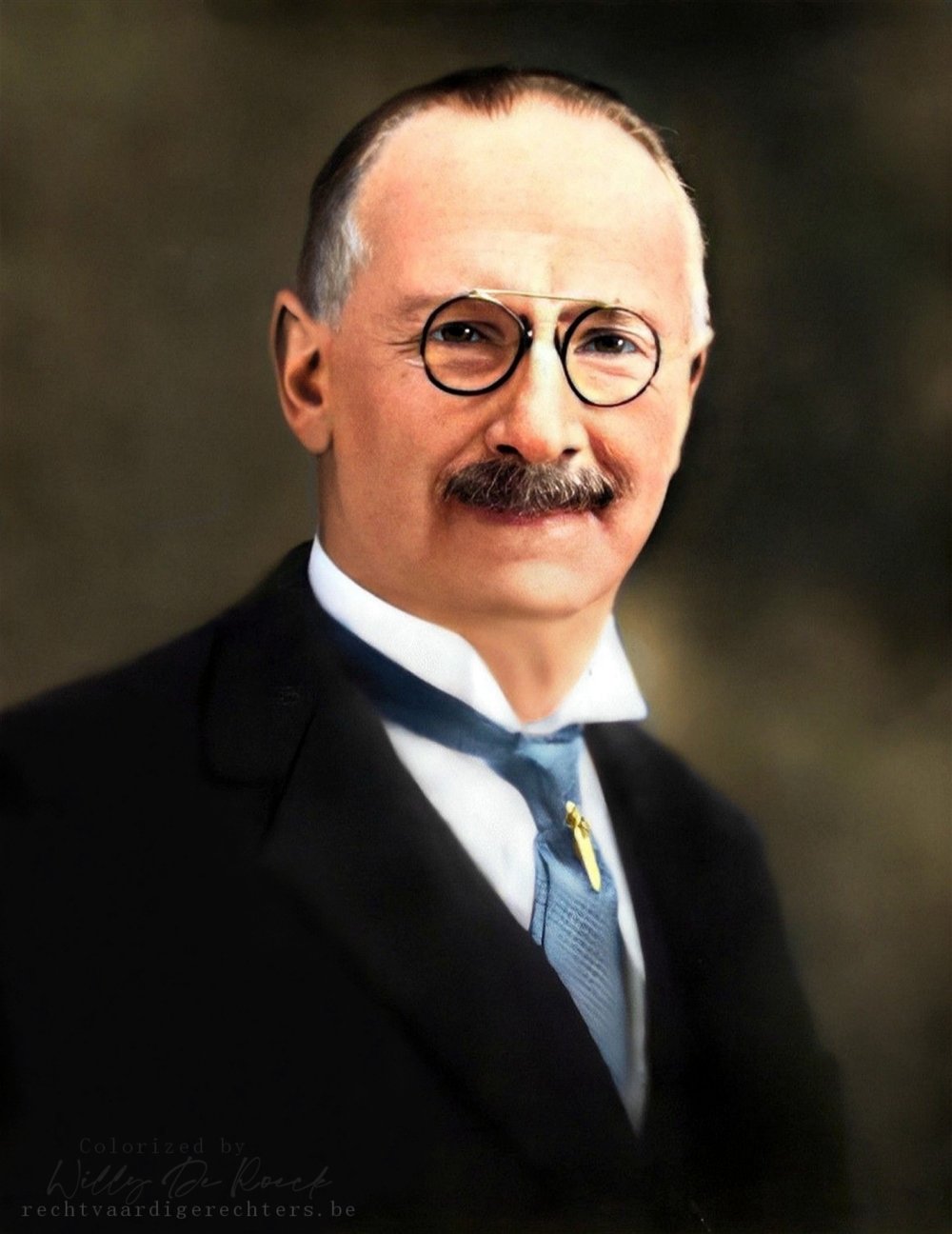 Ars&eacute;ne Goedertier - Bankier in Wetteren - betrokken bij de diefstal van een paneel uit het Lam Gods, De Rechtvaardige Rechters