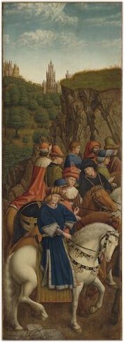 missing panel just judges ghent altarpiece 1934 theft
